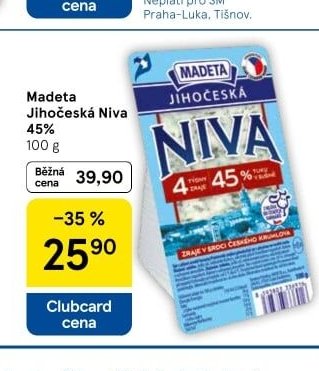Madeta Jihočeská Niva 45%