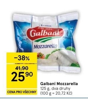 Galbani Mozzarella 125 g