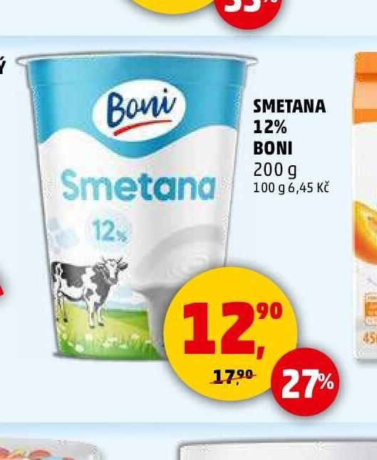 SMETANA 12% BONI