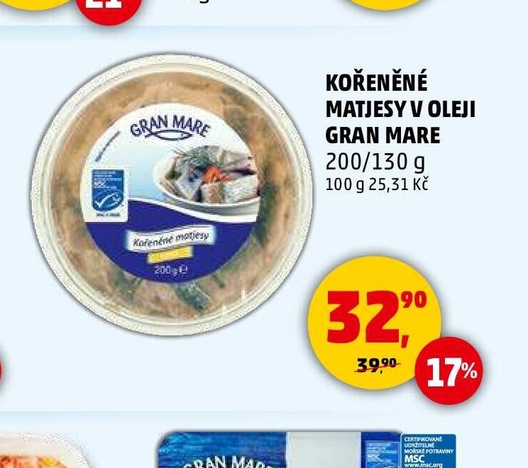 KOŘENĚNÉ MATJESY V OLEJI GRAN MARE