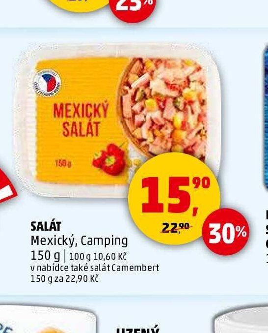 SALÁT Mexický, Camping