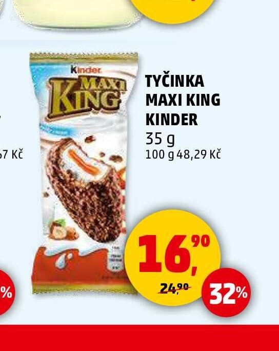 TYČINKA MAXI KING KINDER