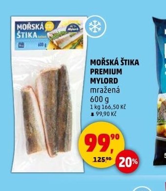 MOŘSKÁ ŠTIKA PREMIUM MYLORD mražená 600 g