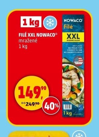 FILÉ XXL NOWACO mražené 1 kg