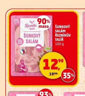 ŠUNKOVÝ SALÁM ŘEZNÍKŮV TALÍŘ 100 g