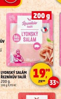 LYONSKÝ SALÁM ŘEZNÍKŮV TALÍŘ 200 g