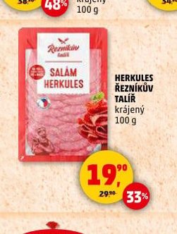 SALÁM HERKULES ŘEZNÍKŮV TALÍŘ 100 g