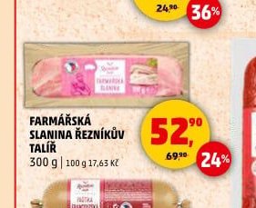 FARMÁŘSKA SLANINA ŘEZNÍKŮV TALÍŘ 300 g