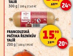 FRANCOUZSKÁ PAŠTIKA ŘEZNÍKŮV TALÍŘ 200 g