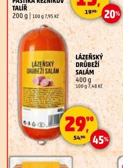 LÁZEŇSKÝ DRŮBEŽÍ SALÁM 400 g