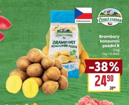 Brambory konzumní pozdní B