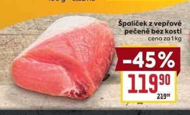 Špalíček z vepřové pečeně bez kosti