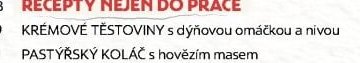KRÉMOVÉ TĚSTOVINY s dýňovou omáčkou a nivou