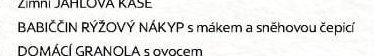 BABIČČIN RÝŽOVÝ NÁKYP s mákem a sněhovou čepicí