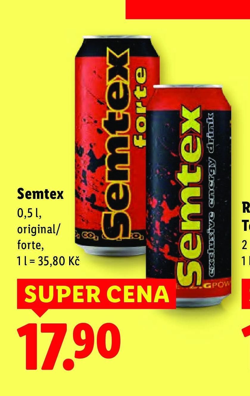 Semtex 0,5 l, original/forte