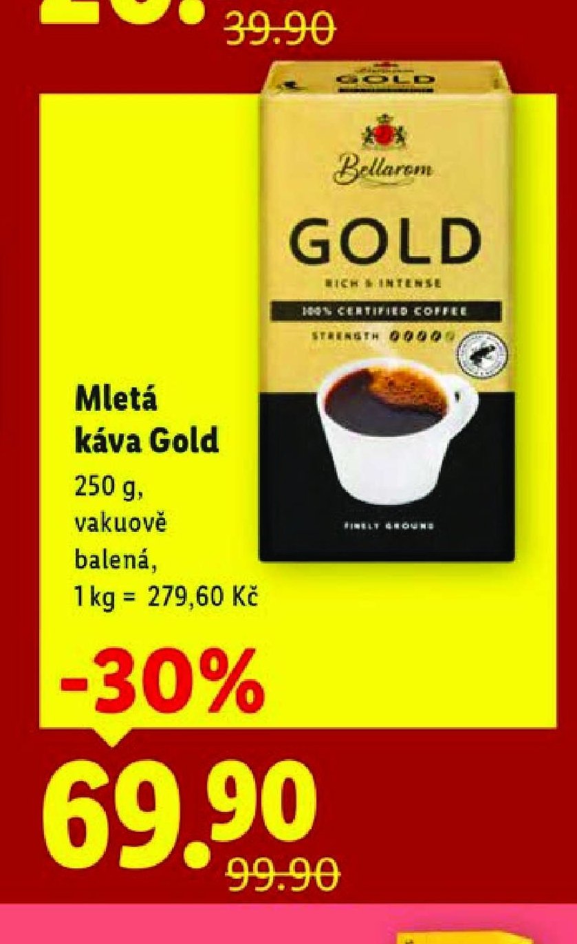 Mletá káva Gold