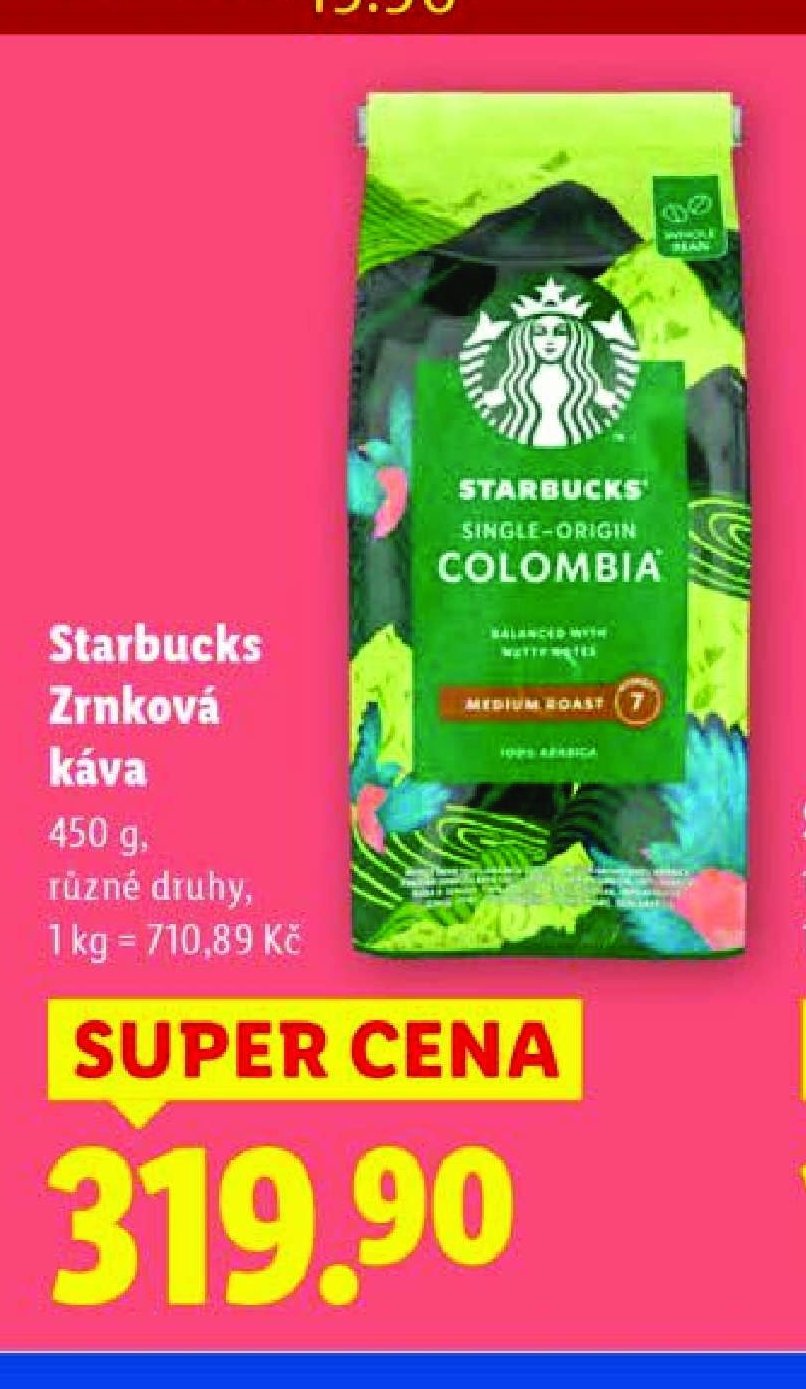 Starbucks Zrnková káva