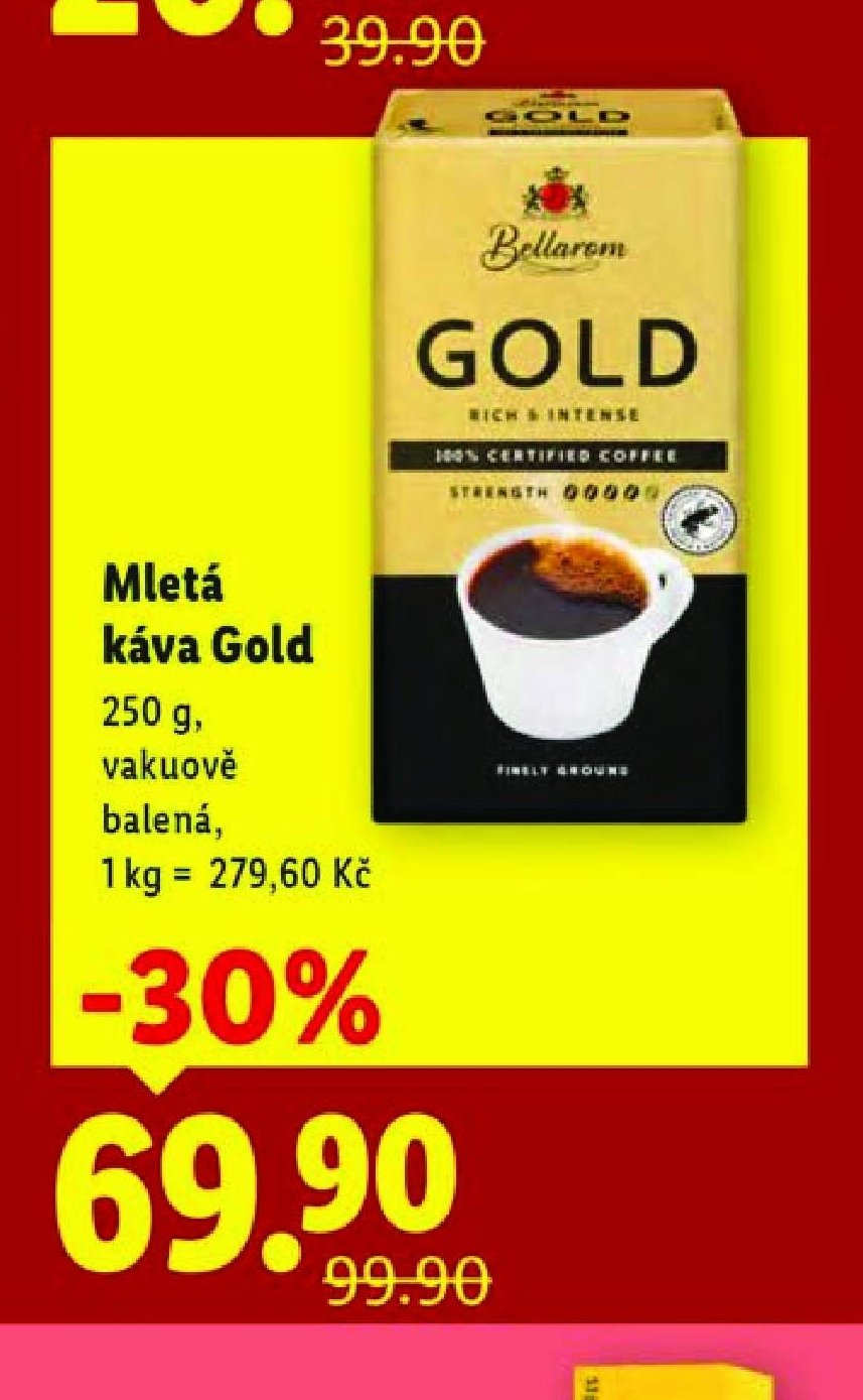 Mletá káva Gold