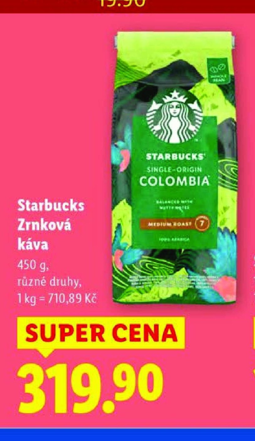 Starbucks Zrnková káva