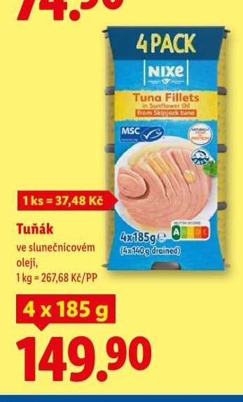 Tuňák ve slunečnicovém oleji
