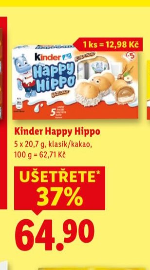 Kinder Happy Hippo