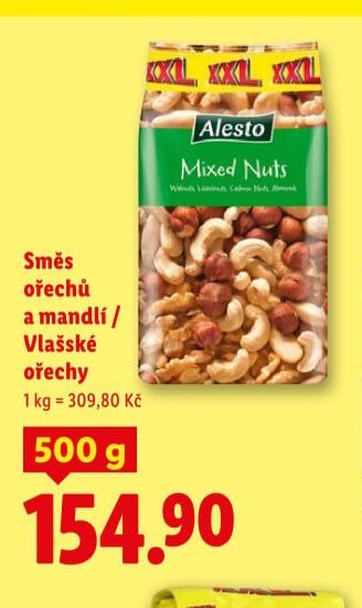 Směs ořechů a mandlí / Vlašské ořechy