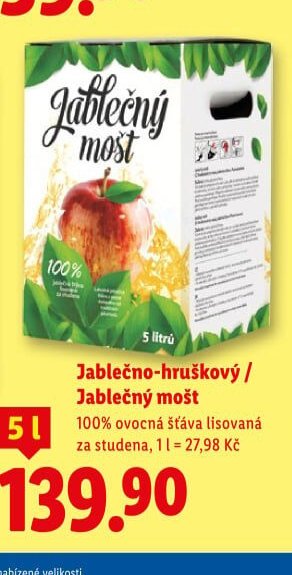 Jablečno-hruškový / Jablečný mošt