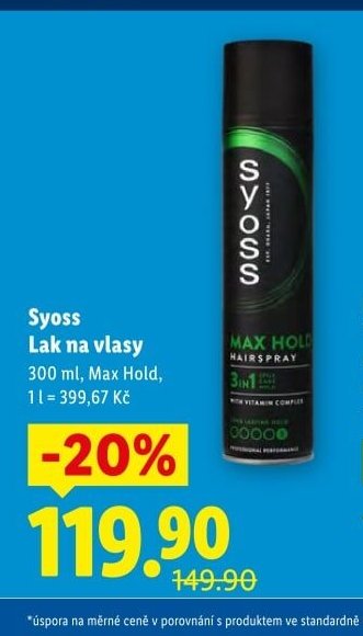 Syoss Lak na vlasy