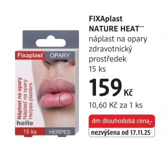 FIXAplast NATURE HEAT náplast na opary