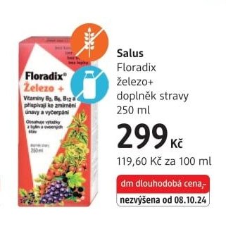 Salus Floradix Železo+ - dm drogerie akcniletaky.com