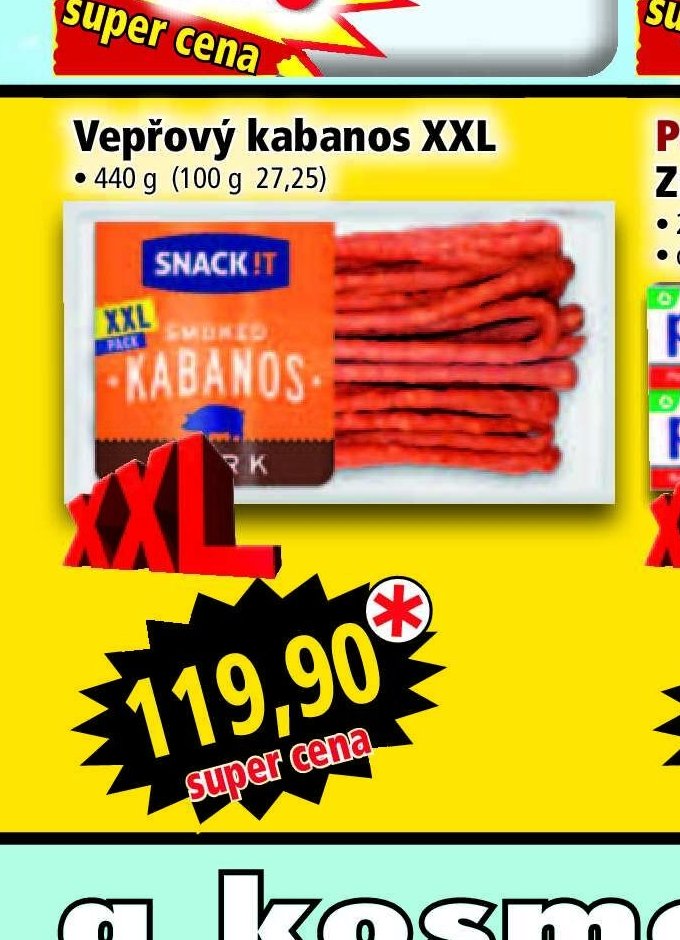 Vepřový kabanos XXL