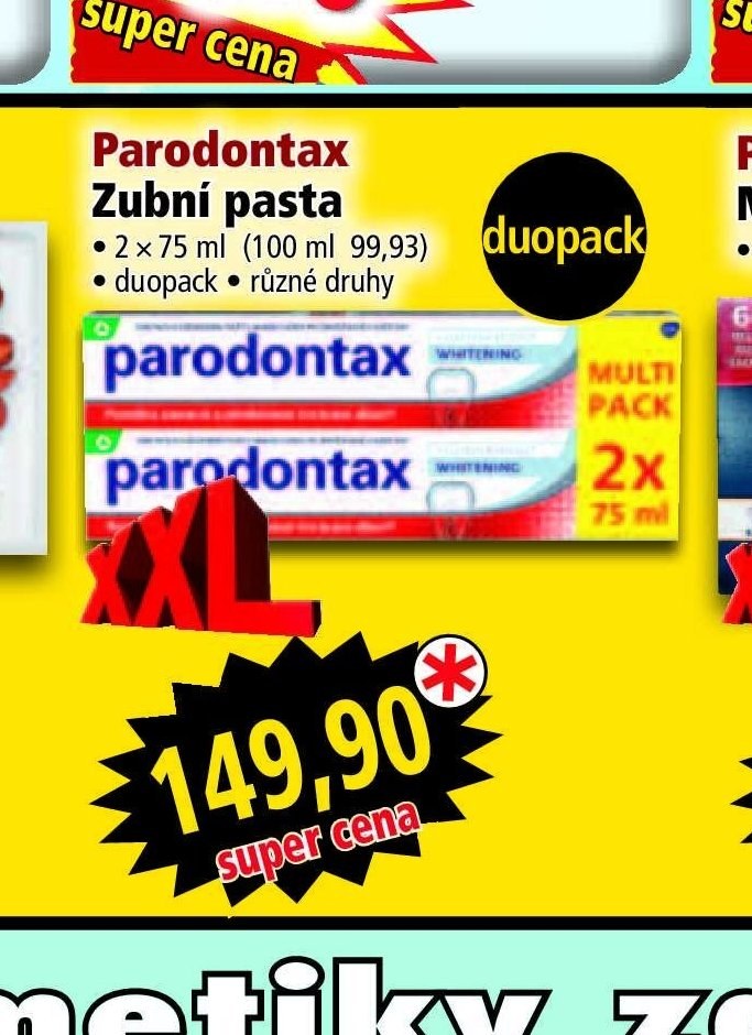 Parodontax Zubní pasta
