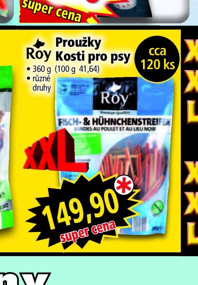 Proužky Roy Kosti pro psy