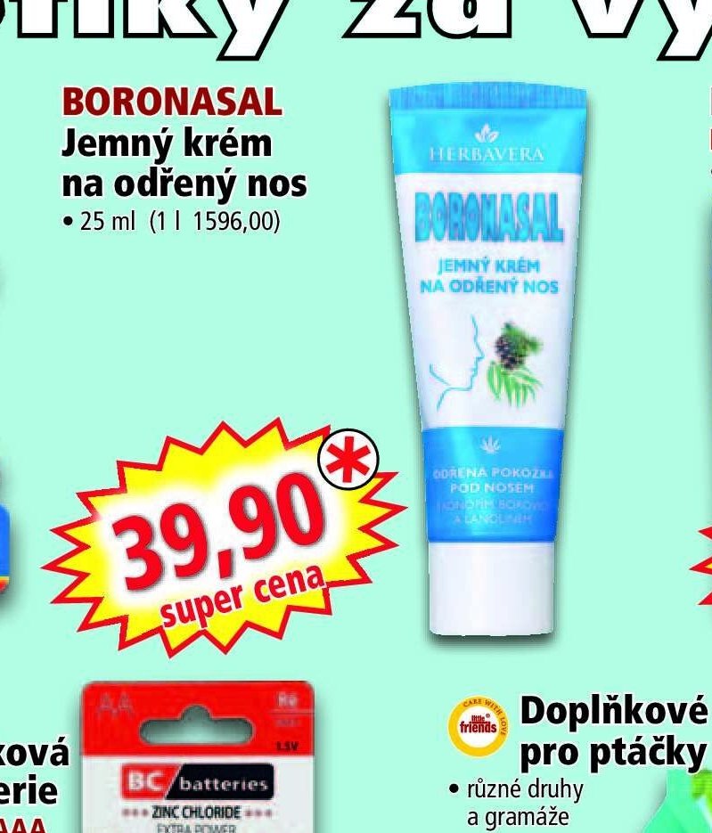BORONASAL Jemný krém na odřený nos