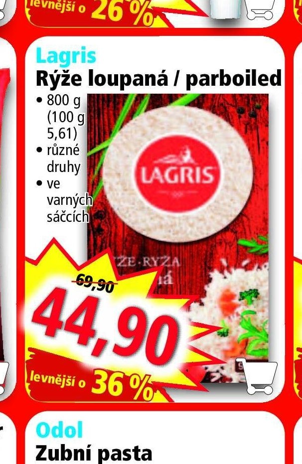 Lagris Rýže loupaná / parboiled