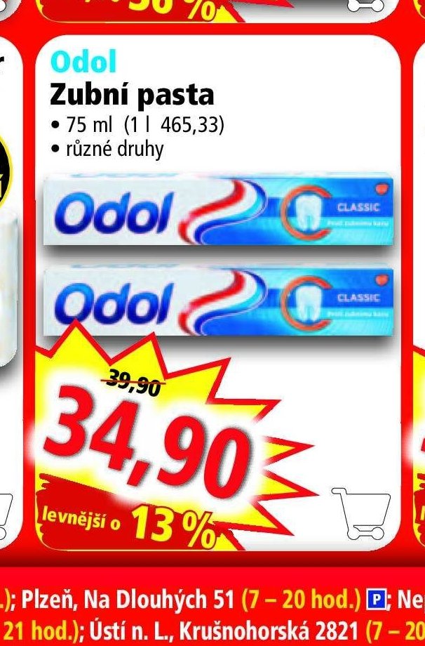 Odol Zubní pasta