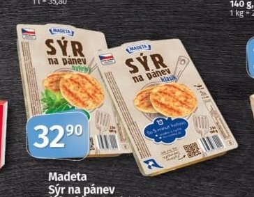 Madeta Sýr na pánev