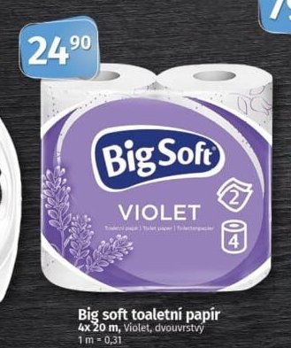 Big soft toaletní papír - COOP akcniletaky.com