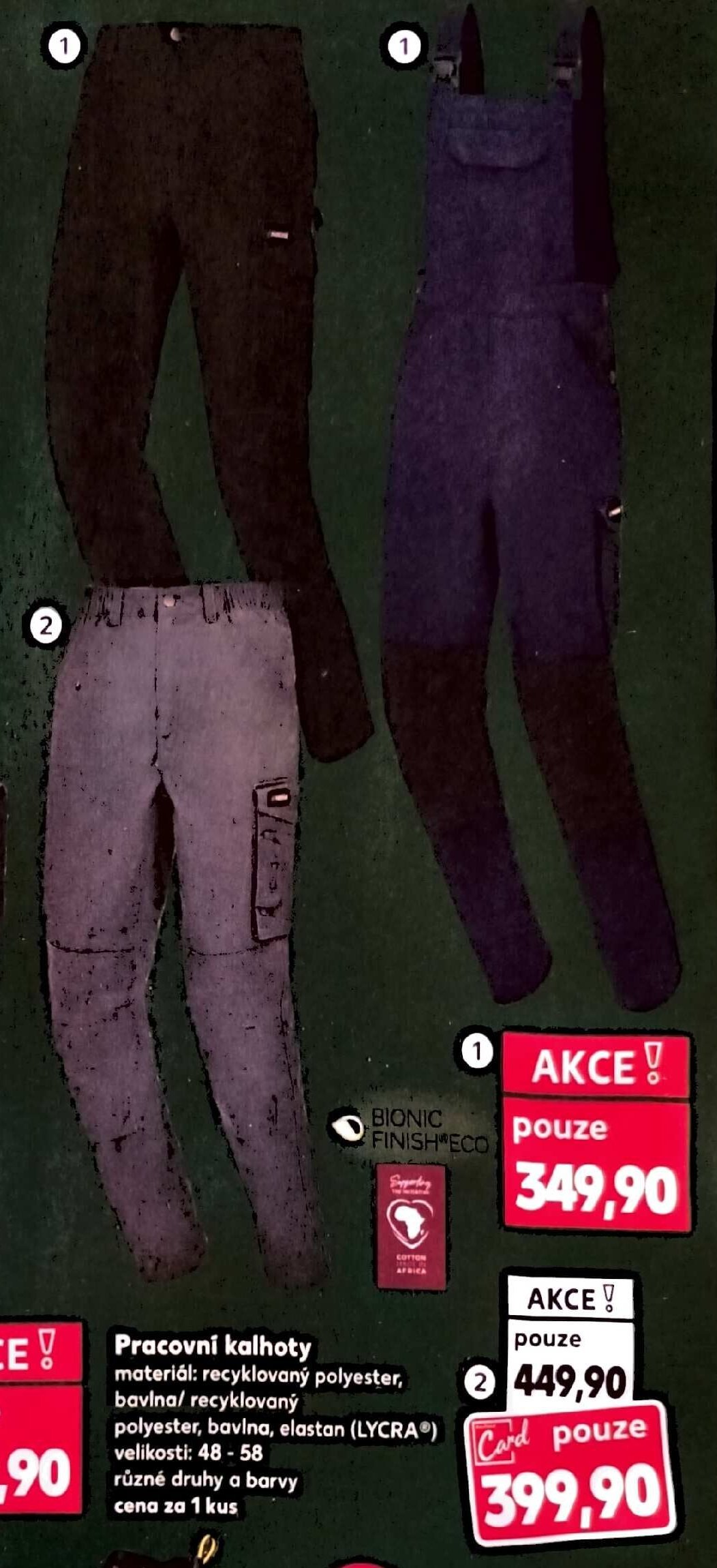 Pracovní kalhoty