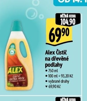 Alex Čistič na dřevěné podlahy