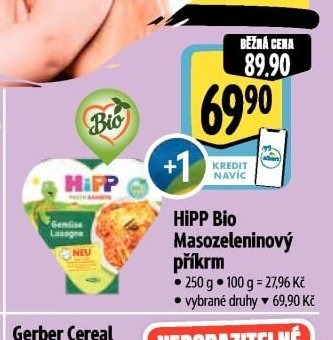 HiPP Bio Masozeleninový příkrm