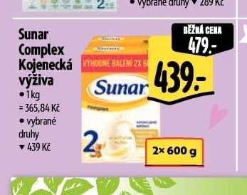Sunar Complex Kojenecká výživa