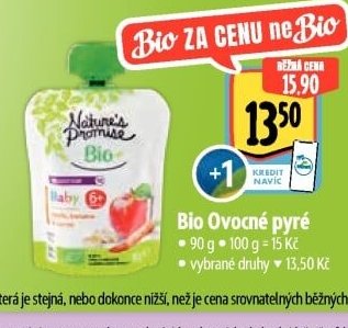 Nature's Promise Bio Ovocné pyré