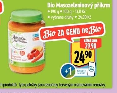 Nature's Promise Bio Masozeleninový příkrm
