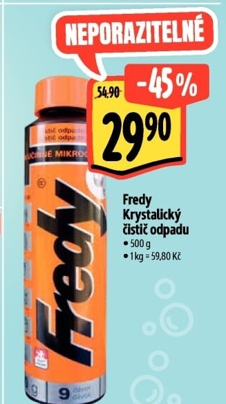 Čistič odpadů Fredy