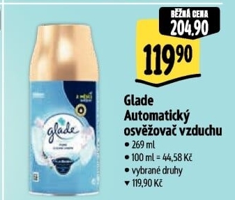 Osvěžovače vzduchu Glade by Brise Automatic spray - náplň