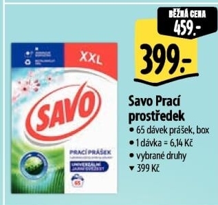 Prací prášek Savo