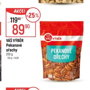 Váš Výběr Pekanové ořechy 200g