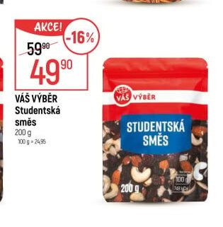 Váš Výběr Studentská směs 200g