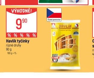 Havlík tyčinky